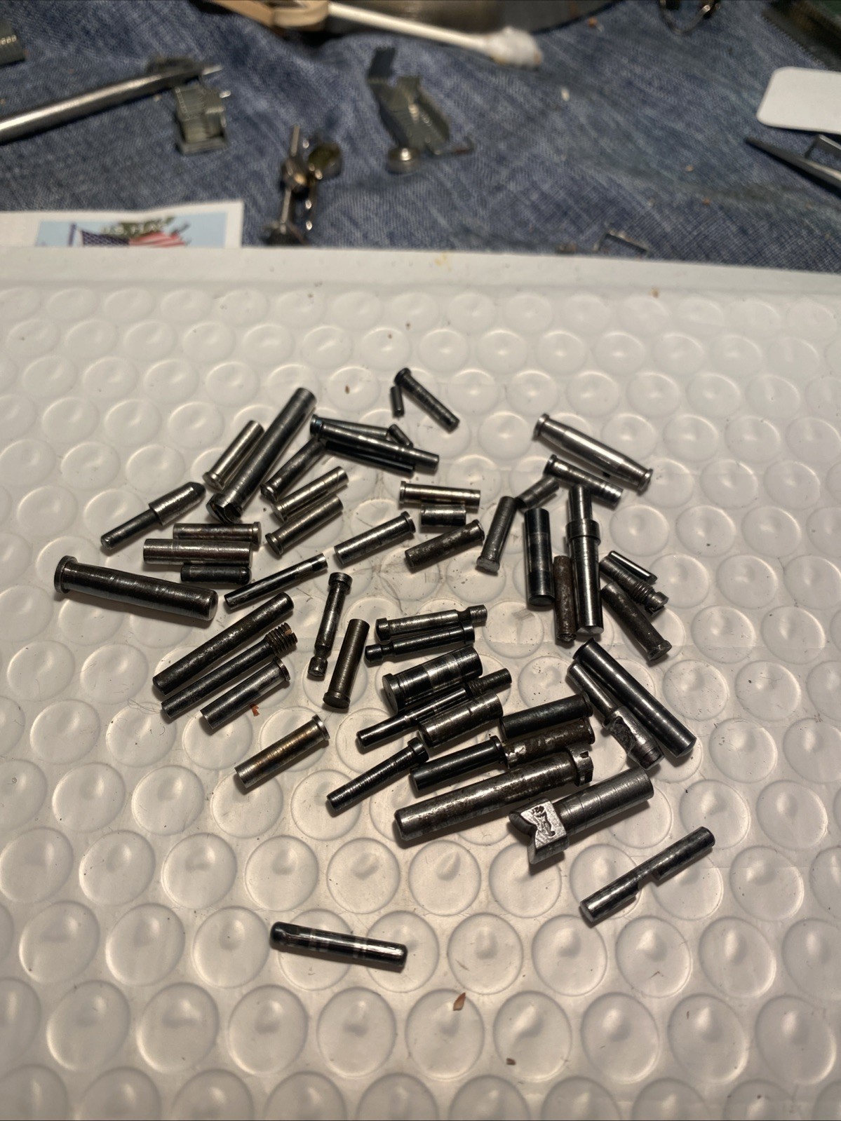 Gunsmithing Steel Pins Of Many Sorts
