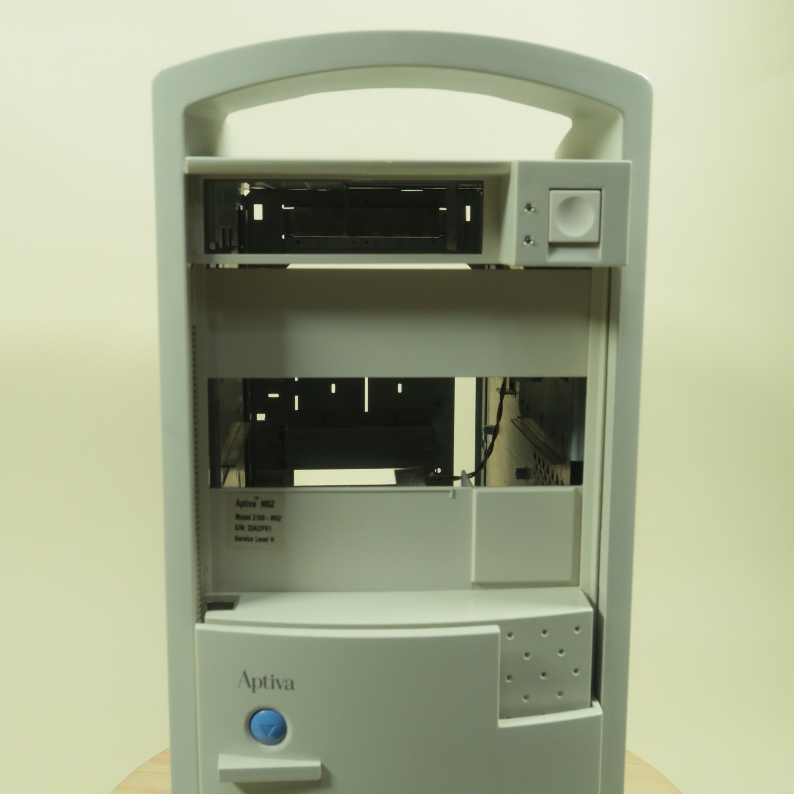 Vintage IBM Aptiva 2168-M62 Computer Tower Case Beige
