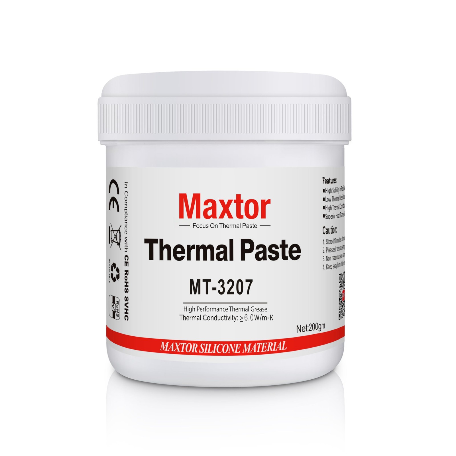 Maxtor MTP-3207 200g High Performance CPU Heatsink Thermal Paste ，Thermal Pas...