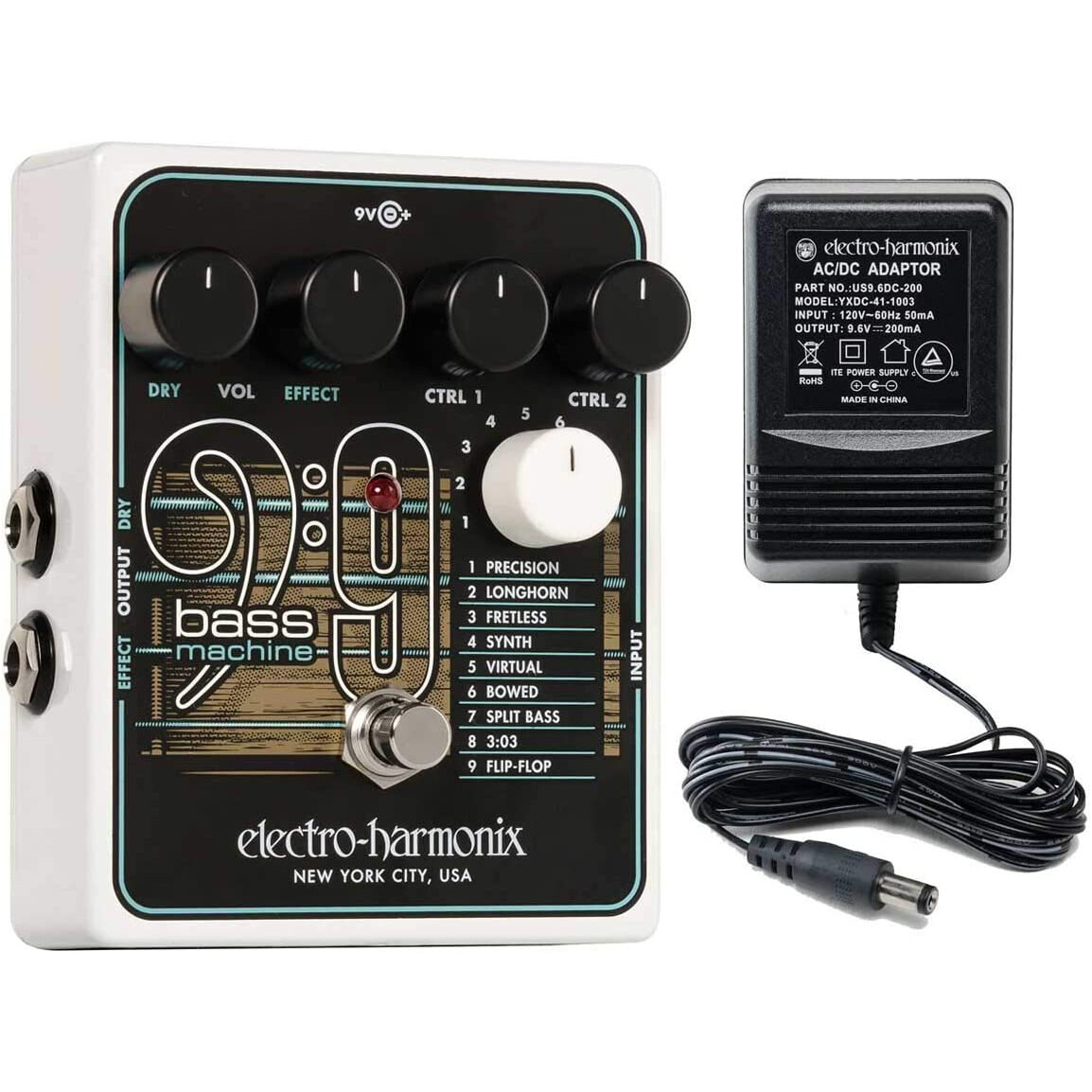 Electro Harmonix BASS9 Bass Machine Effects Pedal