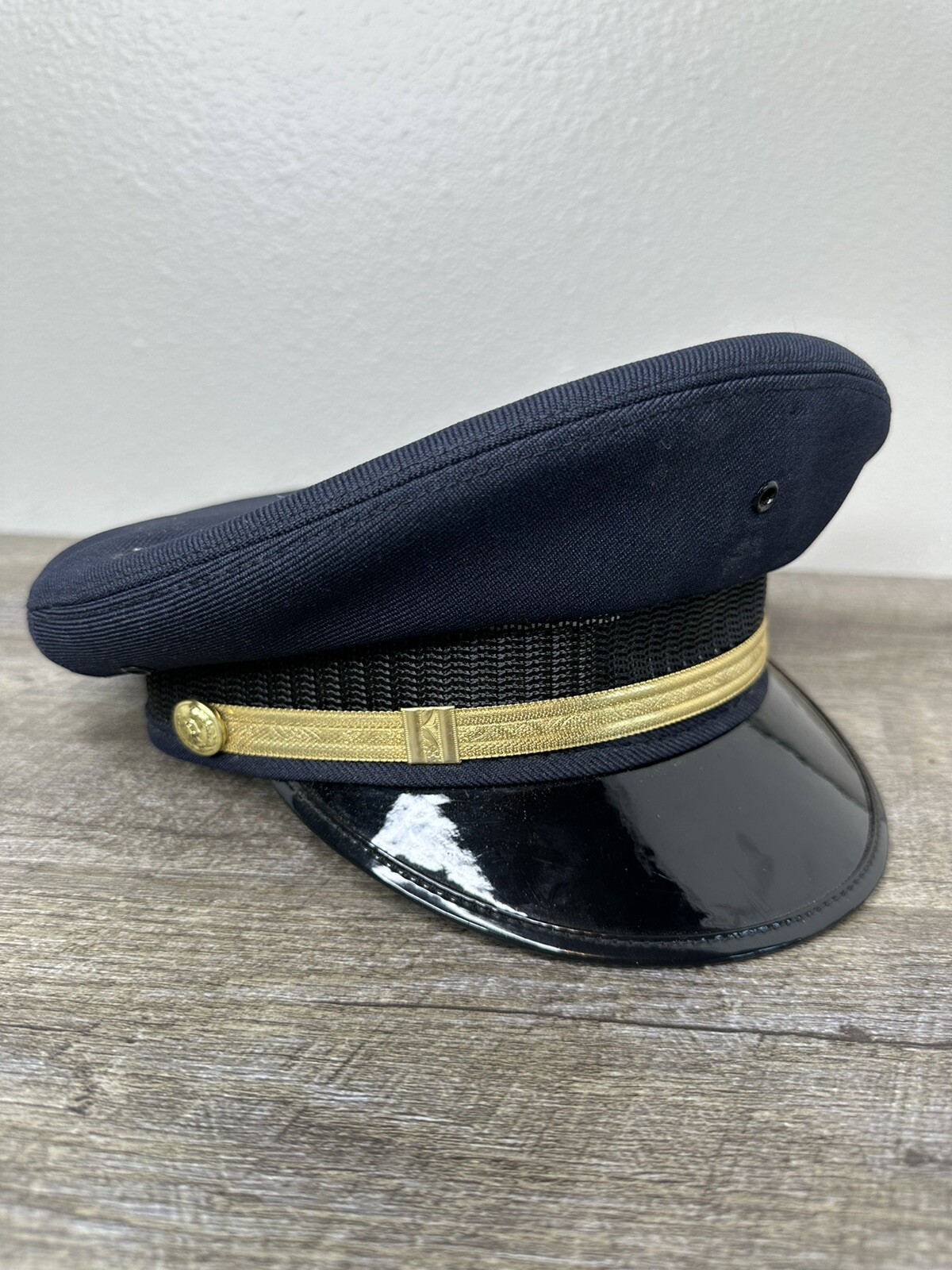 US Army Officer Captain Commander Visor Hat Military Cap Midway