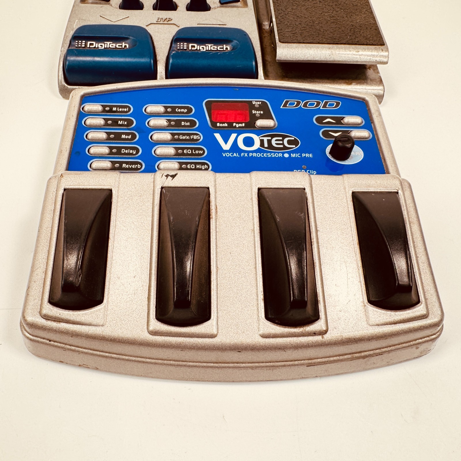 DOD VOTEC Vocal FX Processor & Digitech RP200 Guitar Processor Pedals UNTESTED