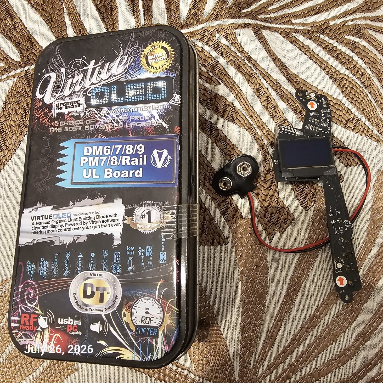 Virtue Board OLED Dye Dm6 7 8 9 Pm7 8 Rail UL Ultralite