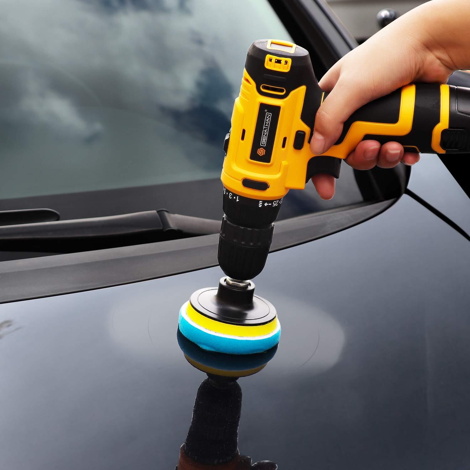 3 Inch Drill Buffing Pad 11 Pcs Car Foam Polishing Pads Kit Drill Buffer Polishe