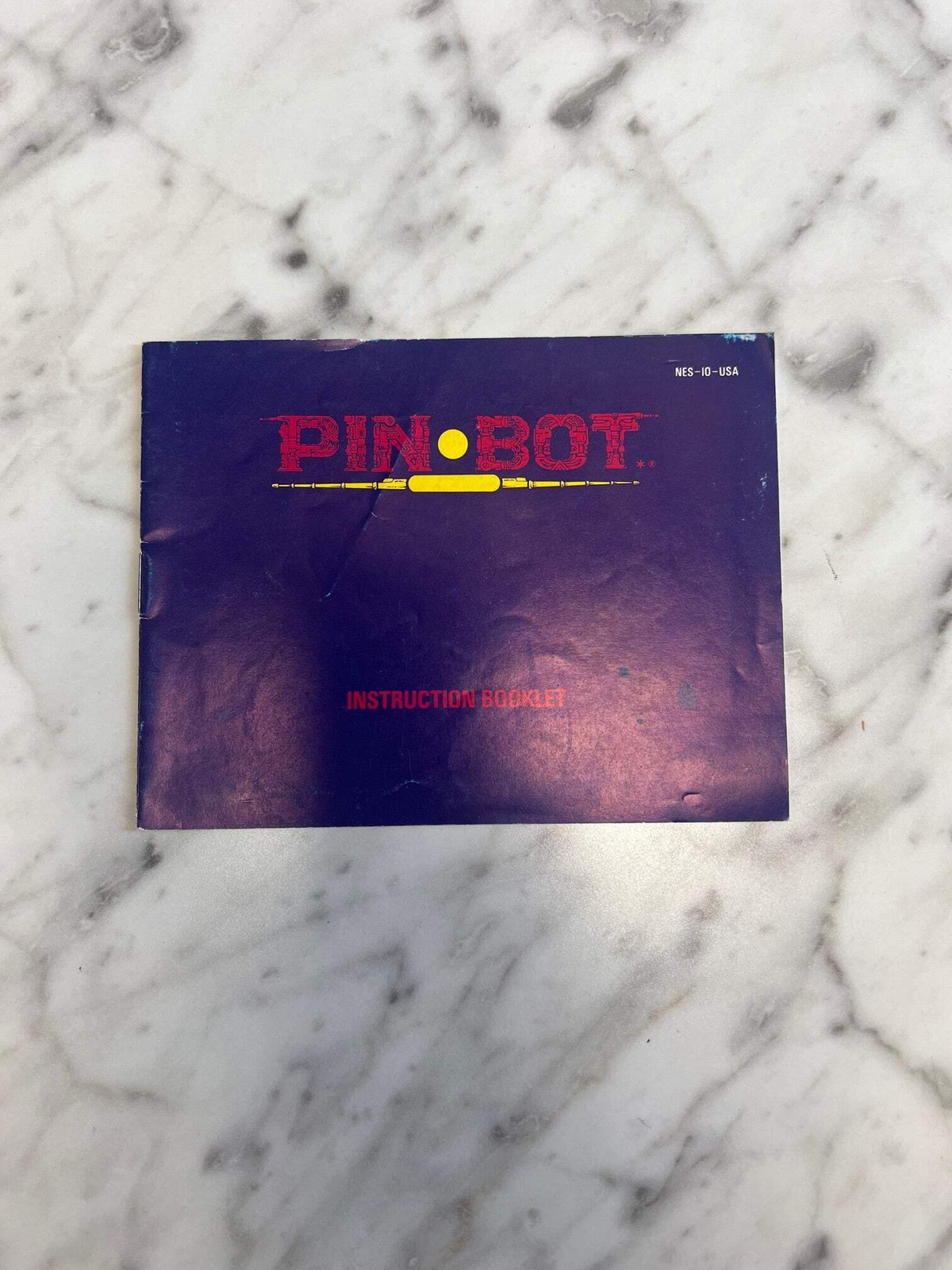 Pin-Bot NES MANUAL ONLY MO61026