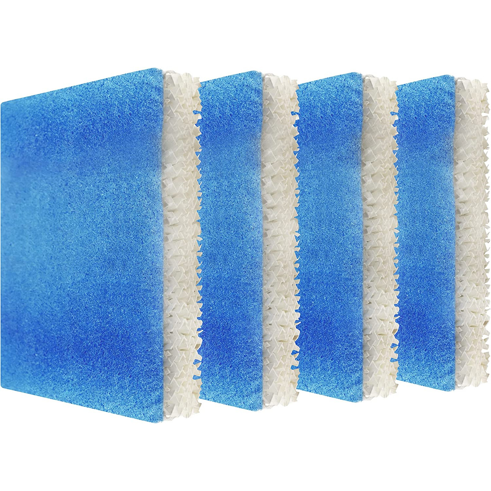 4-Pack Wick Filter + Blue Pre-Filter for Honeywell Filter T HFT600 / HFT600PDQ