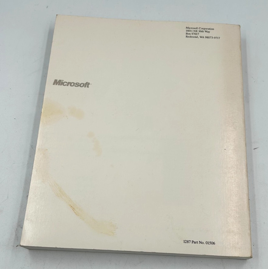 Microsoft Macro Assembler 5.1 OS/2 & MS-DOS Software 5.25" Disks