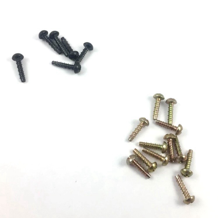 Playstation PSX PS1 Case & Internal Screw Set - 6pcs black & 12pcs gold OEM ✅