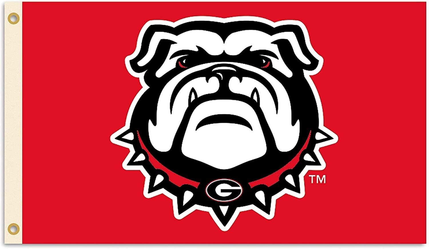 University of Georgia Bulldogs Premium 3x5 Feet Flag Banner, Mascot Logo Design,