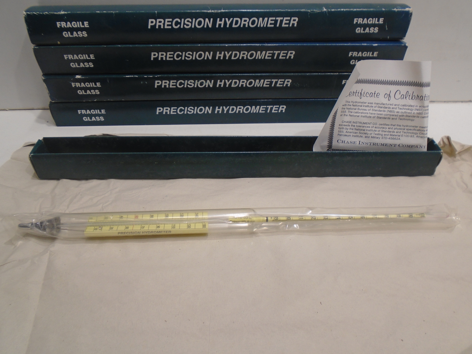 *NEW* (LOT OF 5) CHASE 89/101 ASTM 60HL PRECISION HYDROMETER