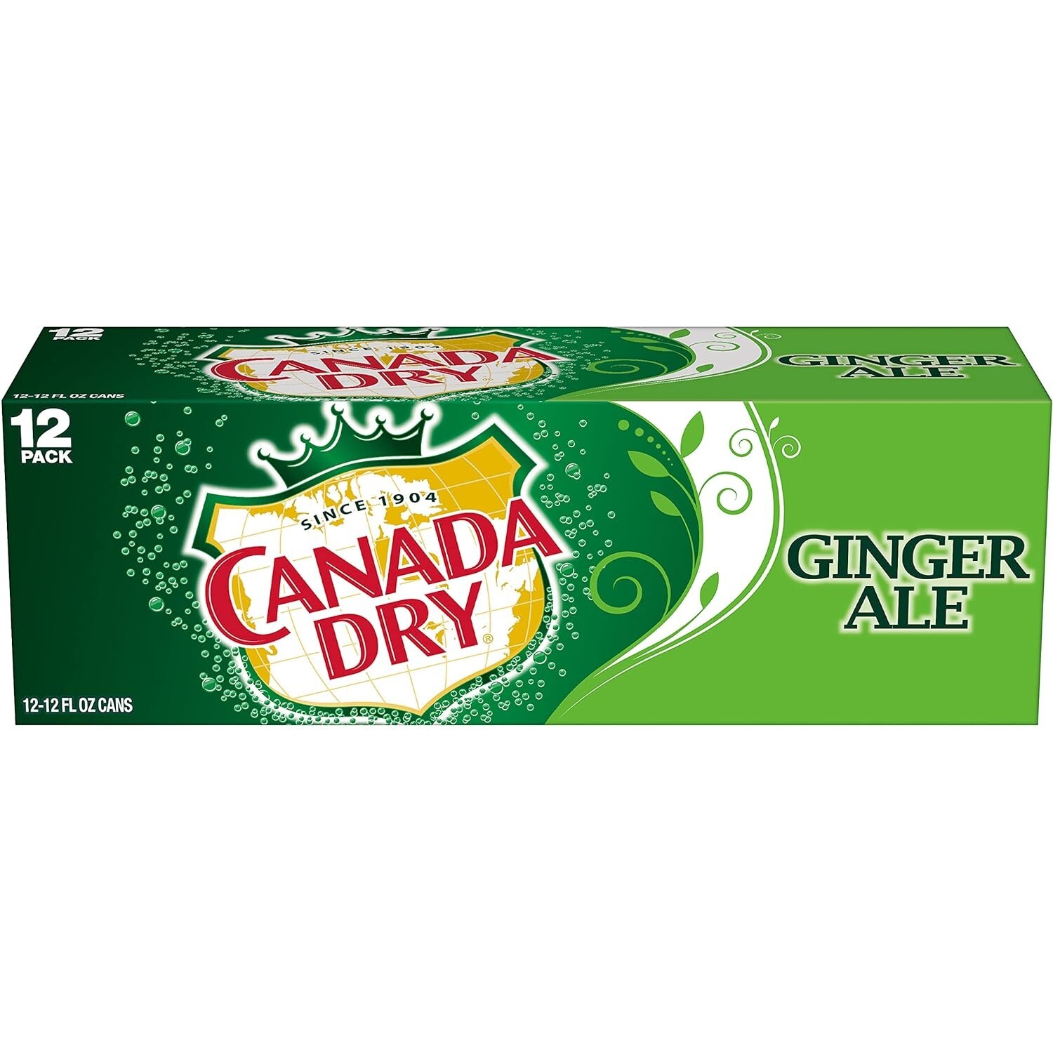 Canada Dry Ginger Ale, 12 oz Cans, 12-Pack