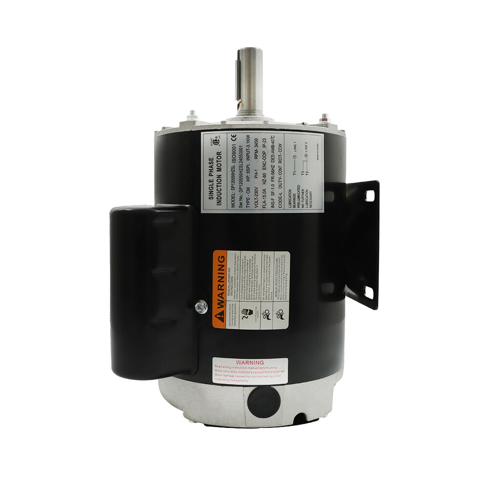 New 3450 RPM 5 HP SPL Air Compressor Motor 60Hz 208-230V 56Frame 7/8" Shaft