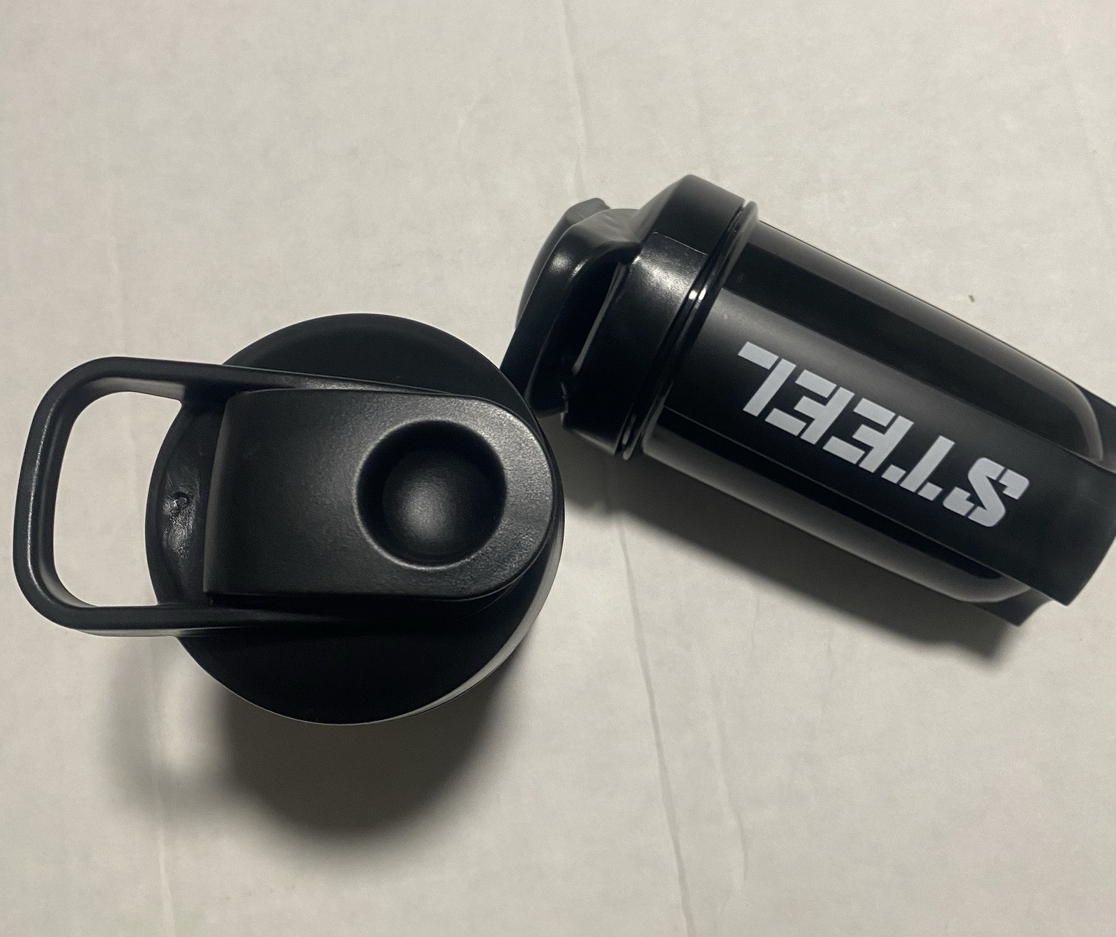 STEEL 14oz Black Bottle 2PACK NEW