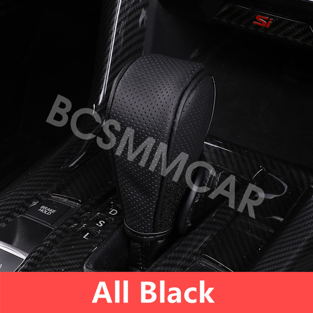 Car Gear Shift Knob Cover Gear Shift Grip Handle Protector Accessories leather
