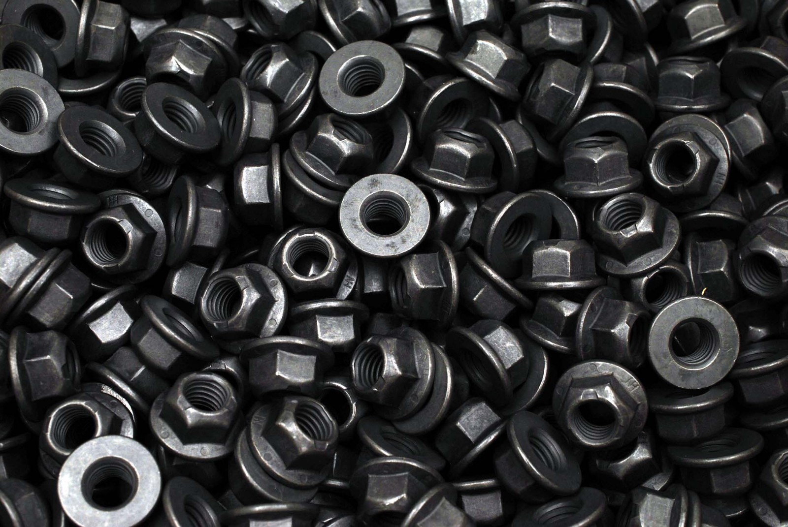 (65) Toplock Flange Nuts 1/2-13 Grade 8/G Plain Finish All Metal Locking Nut