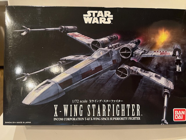 Bandai Revell 1:72 Star Wars X-Wing Starfighter Plastic Model Kit 01200