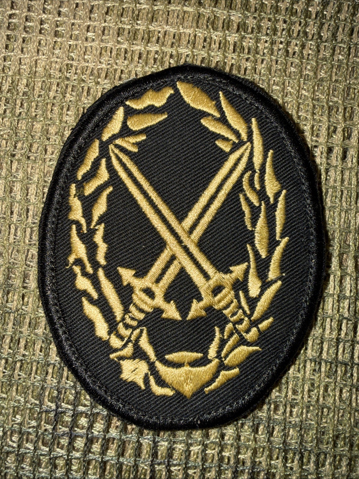 French Foreign Legion Professional Military No. 1, Gold Patch Black Border