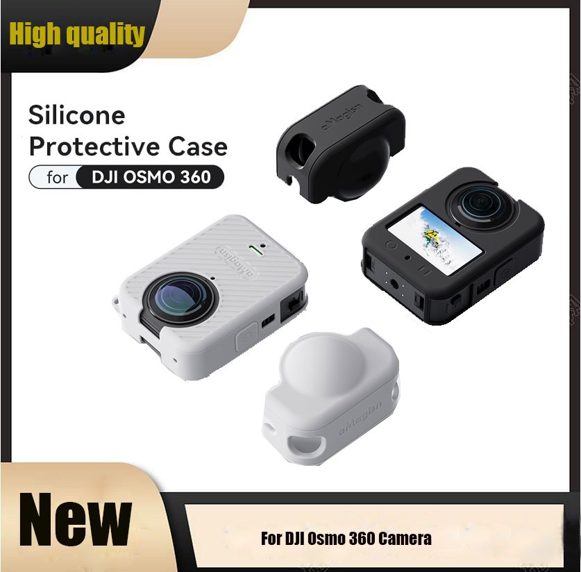 Silicone Case Bumper for DJI Osmo 360 Camera Anti-Scratch Protective Cover FS