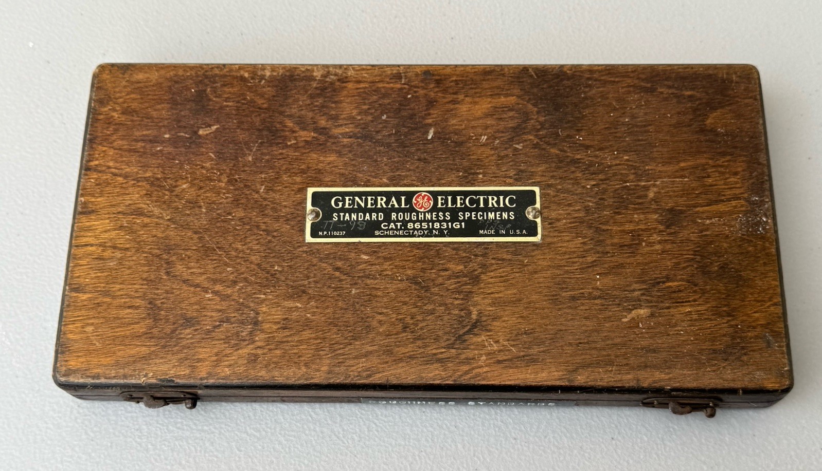 Vintage General Electric Standard Roughness Specimens #8651831G1