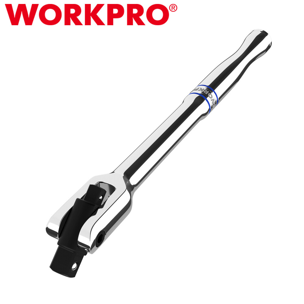 WORKPRO 8"Length Dual Drive Breaker Bar 3/8"& 1/4" Drive Heavy Duty Breaker Bars