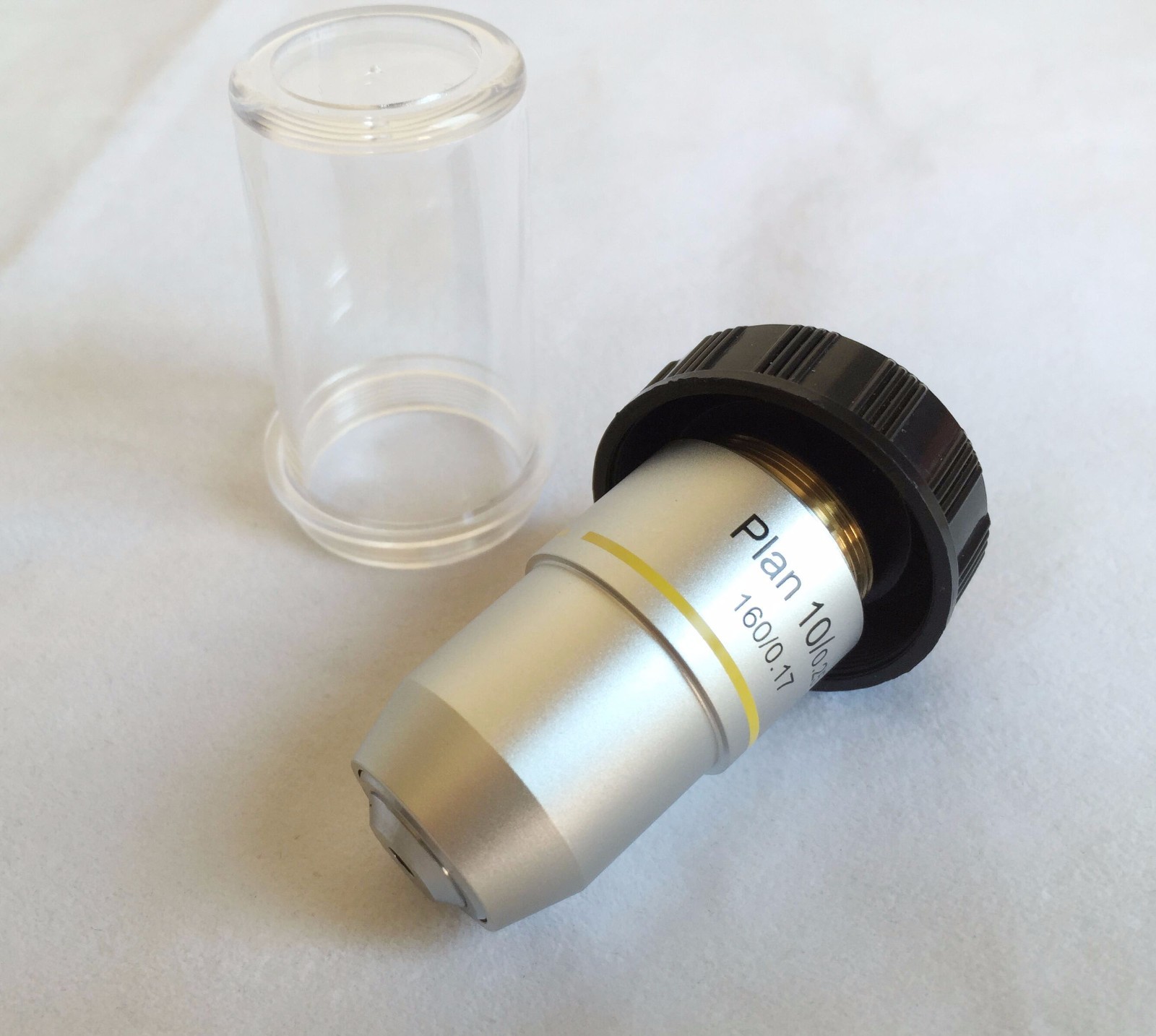 Compound Microscope Objective Lens 10X Plan Achromatic DIN RMS Thread ProScope