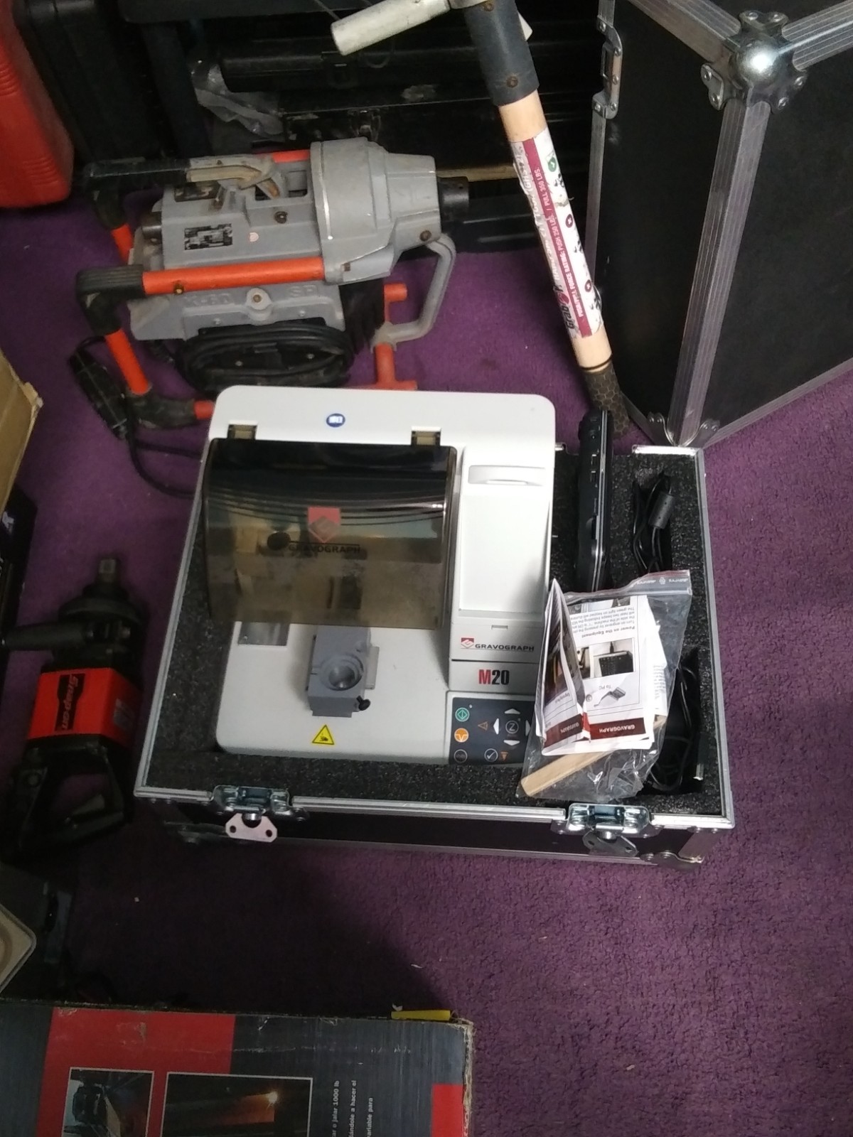 Gravotech M20 Desktop Rotary Engraving Machine Corso FOR PARTS OR REPAIR