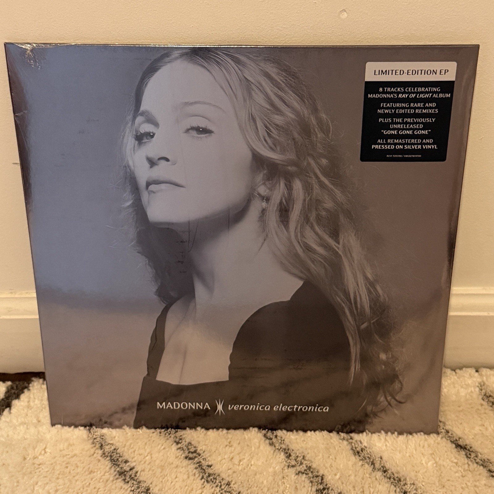 Madonna Veronica Electronica Silver Vinyl EP Limited Edition SEALED Ray of Light