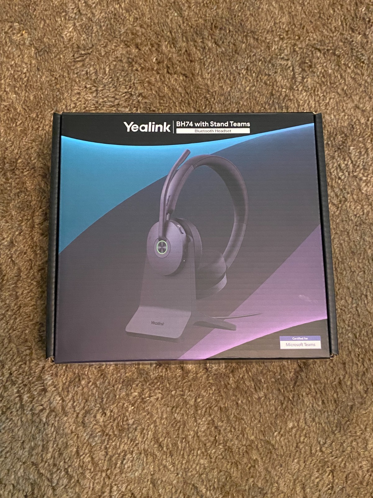 Yealink BH74 Bluetooth Headset with stand and case