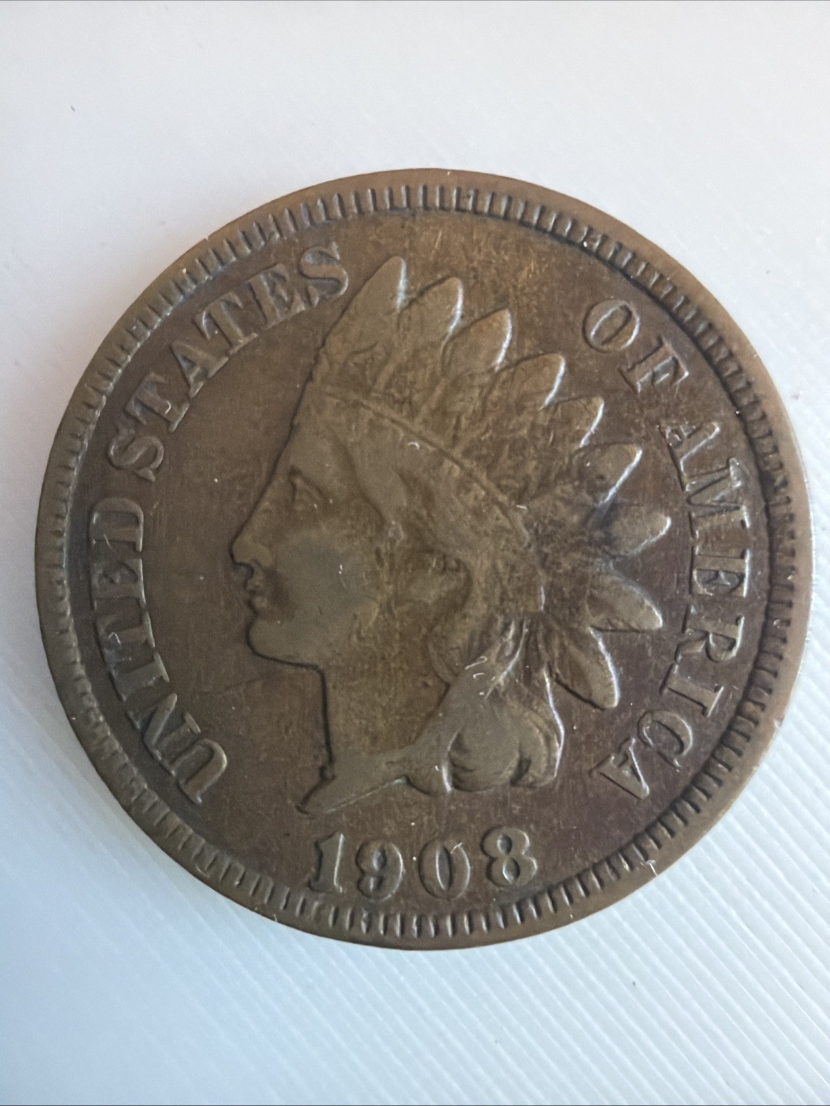 1908 Indian Head Penny - Very Fine Condition