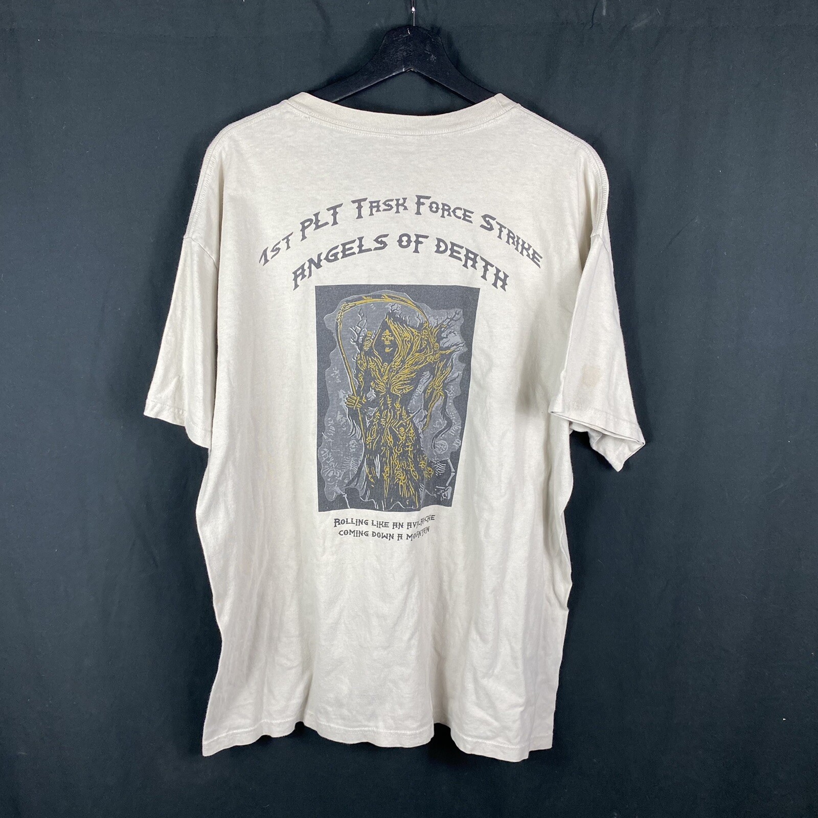 Vintage 90s 00s US Army 1st Platoon Task Force Strike Angels Of Death Iraq War