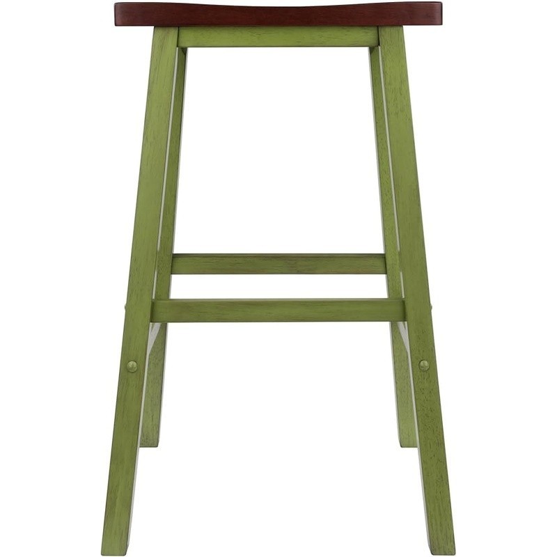 Compact Solid Wood Bar Stool Space Saving Kitchen Furniture Easy Assembly New