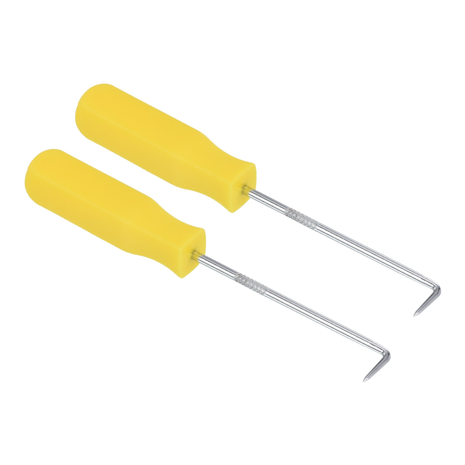 2 Pcs Yellow O-Ring 90 Degree Picks Oil Seal Gasket Removal Tool for Seal Gasket