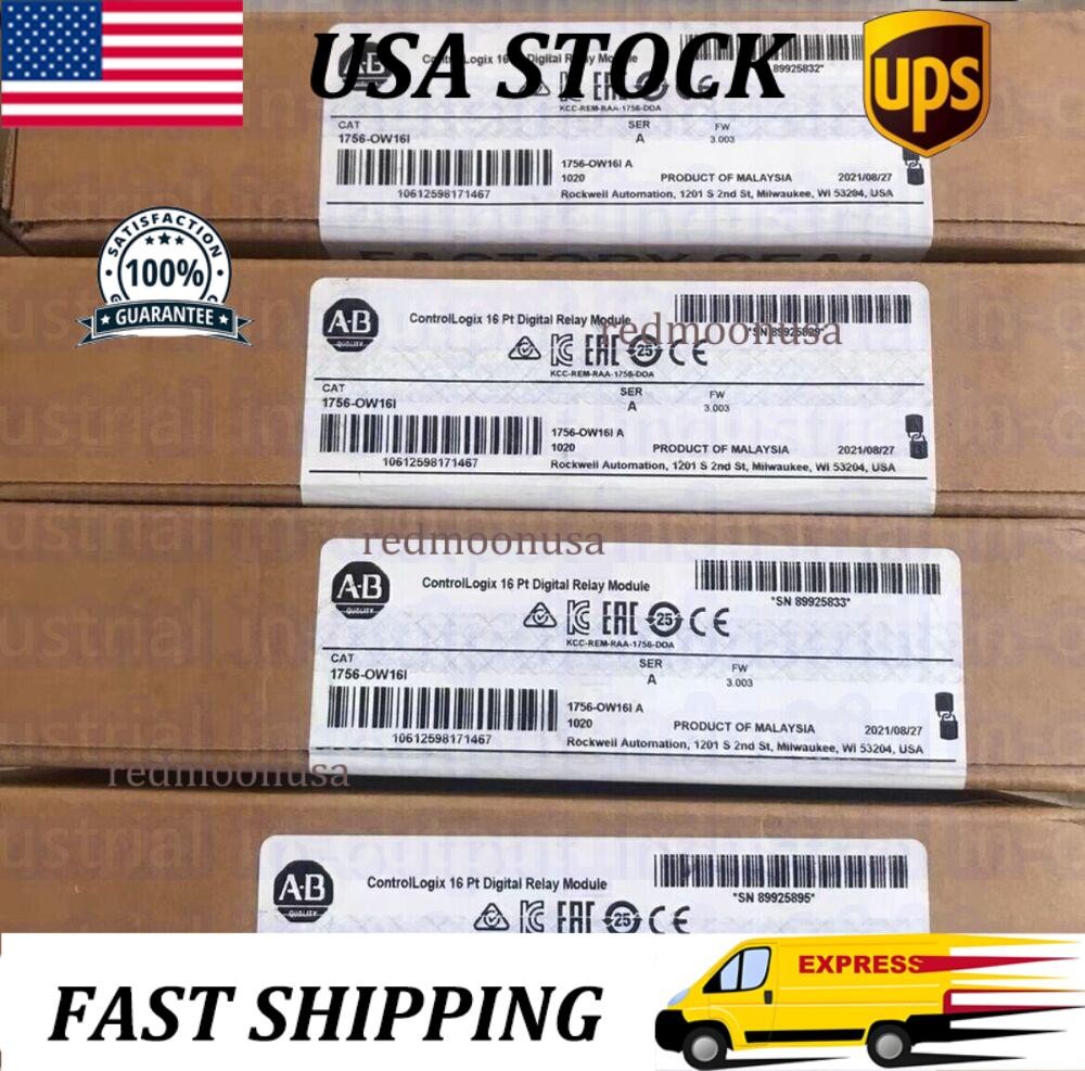 New Factory Allen-Bradley 1756-OW16I ser A ControlLogix Digital Relay Module