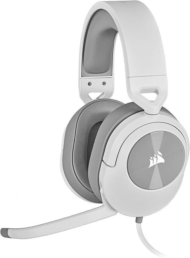 Corsair HS55 Stereo Gaming Headset Omni-Directional Microphone - White