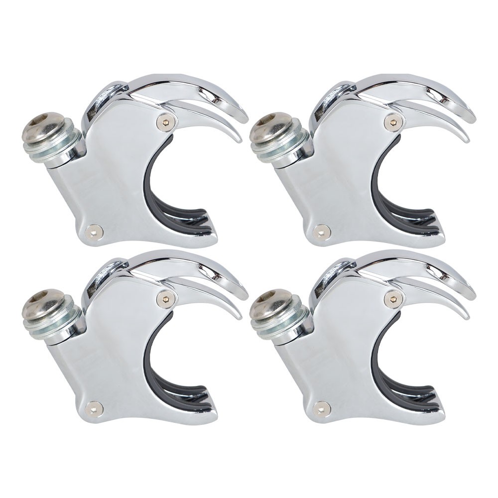 For Dyna FXDB 2002-2016 49mm 4PCS Windshield Windsreen Clamps New
