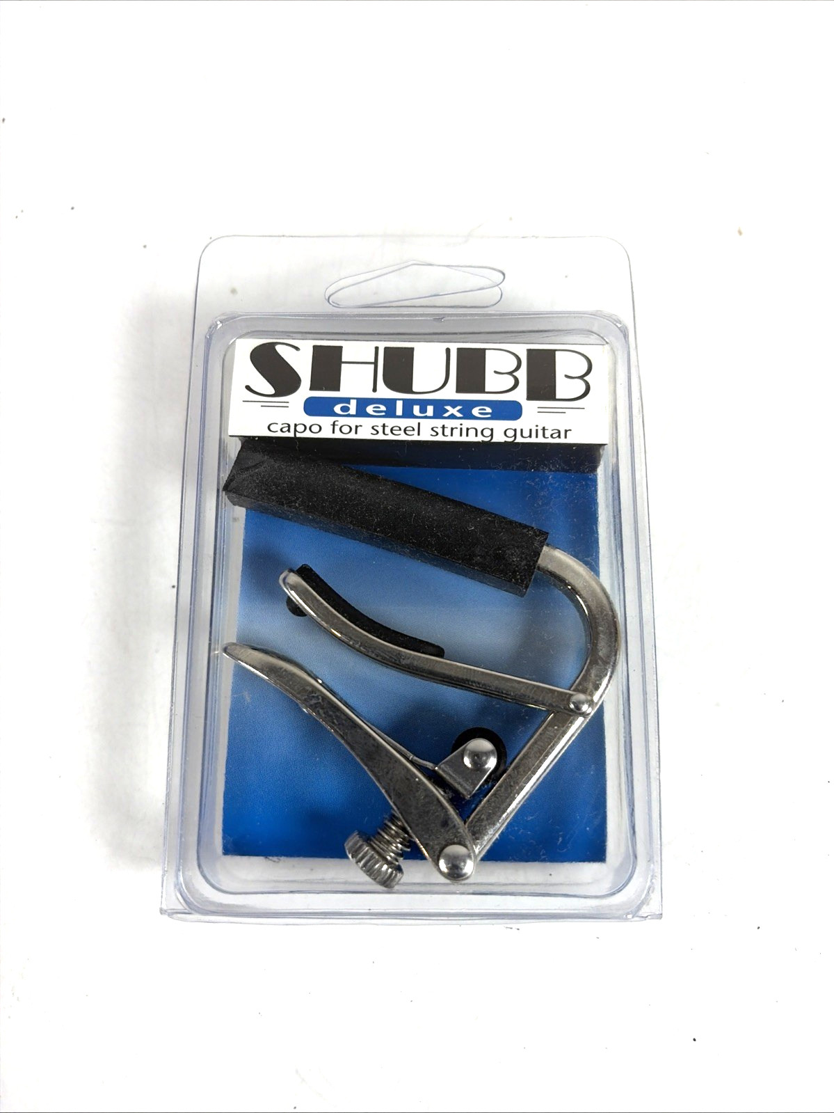 Shubb S1 S-Series Deluxe Steel String Guitar Capo, Stainless Steel New In Box