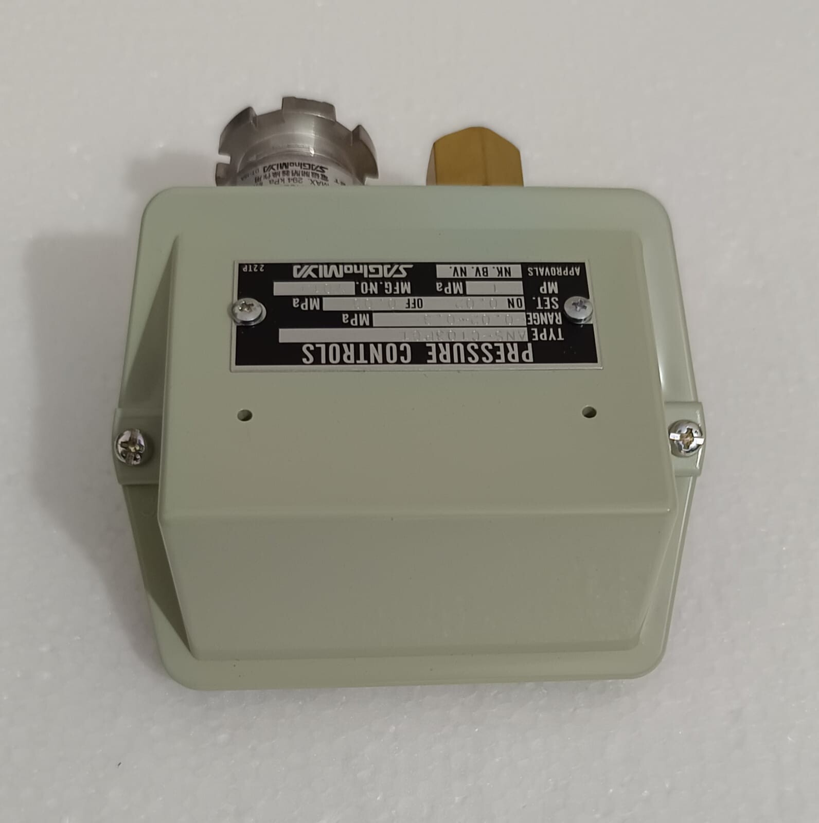 SAGINOMIYA ANS-C103PG1 PRESSURE CONTROLS