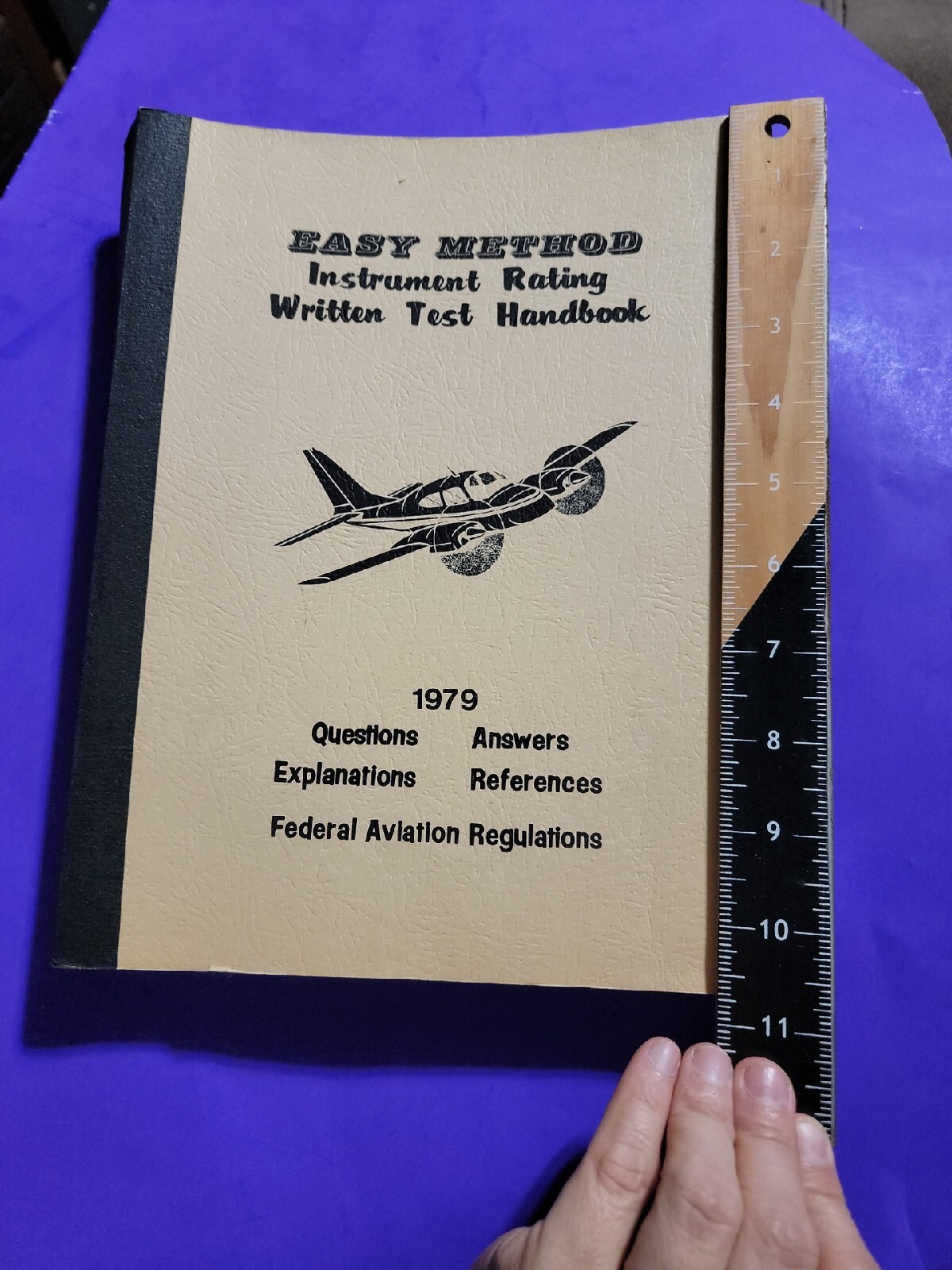 Easy Method Instrument Rating Written Test handbook 1979 VG+++