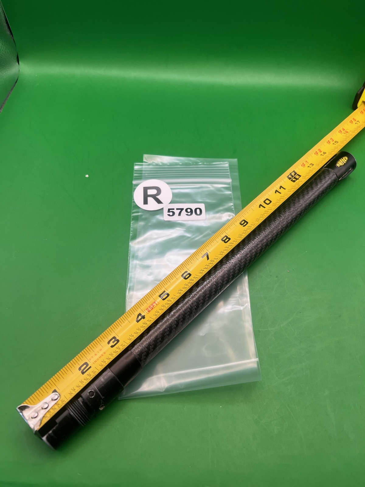 Autococker Stiffi Carbon Fiber Paintball Barrel 14" .693 Black