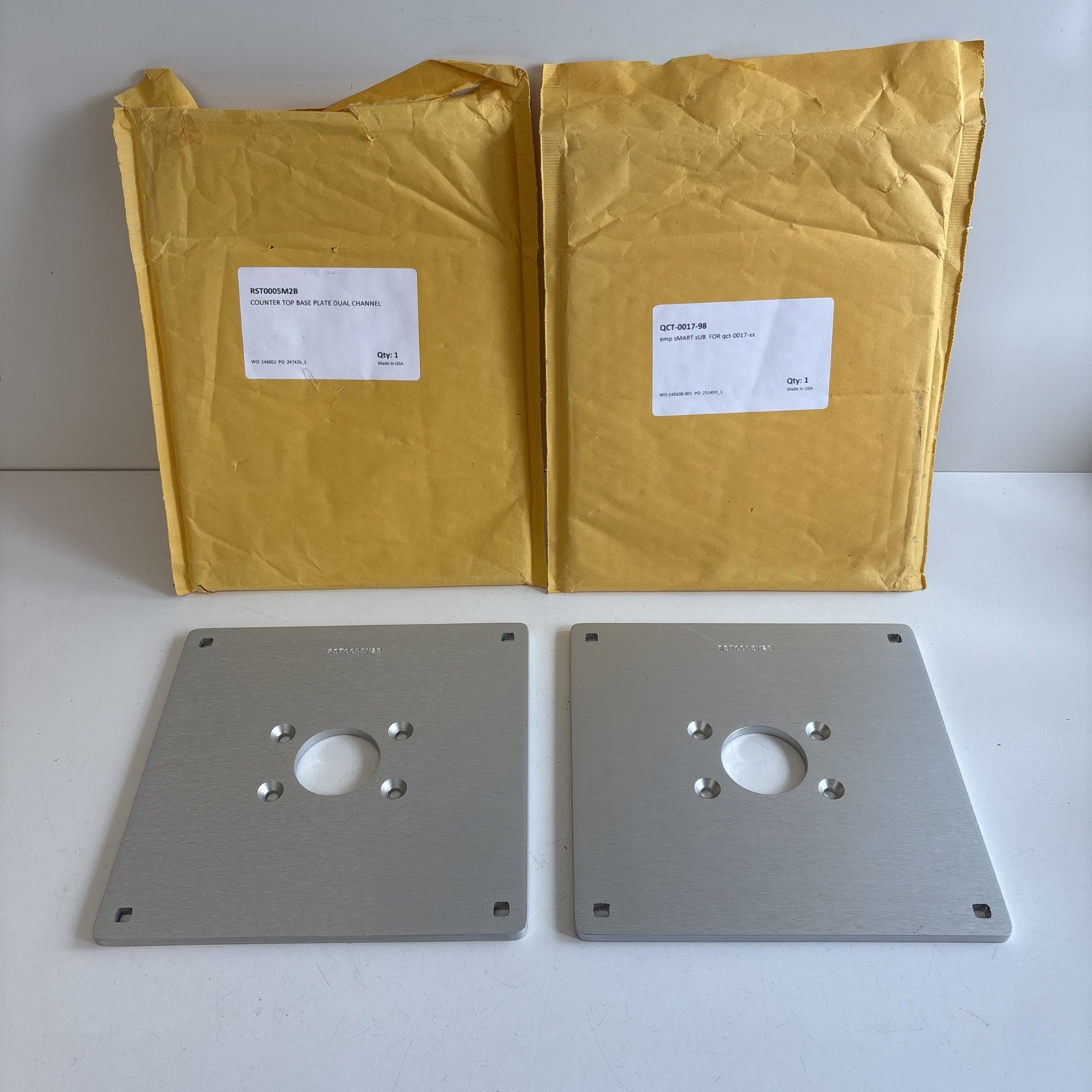 GCX Corp M-Series RST0005M2B Monitor Baseplate - New (lot of 2)