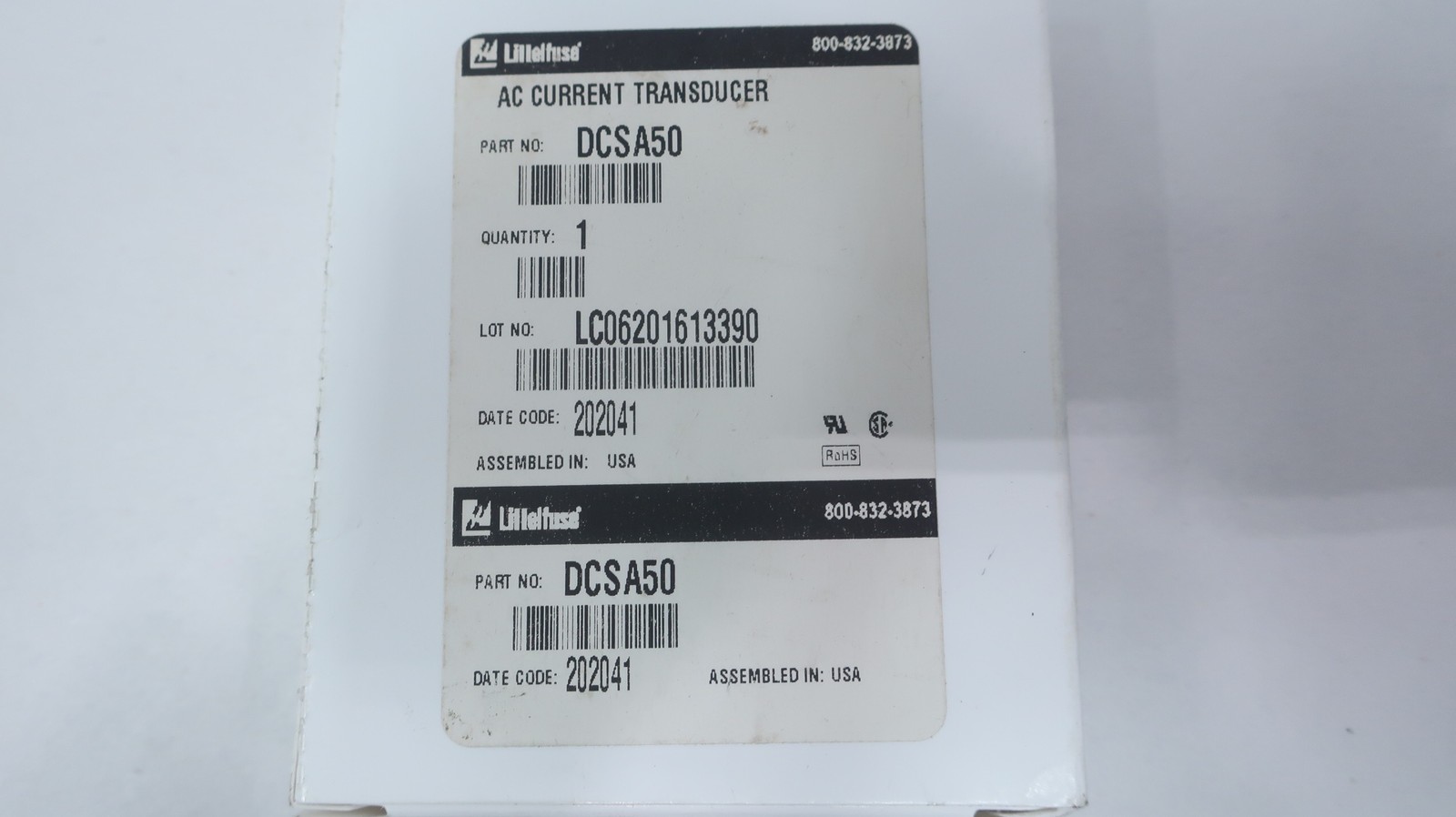 Littelfuse DCSA50 Current Transducer 30v-dc