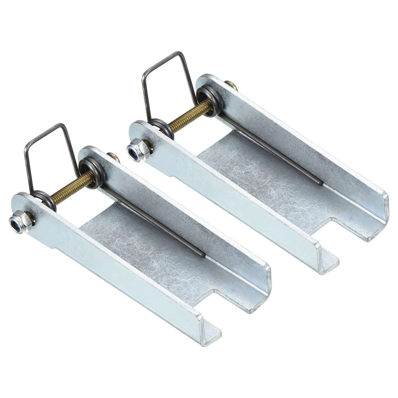 84mm Hook Safety Latch Kit, 2 Pack Metal Towing Hitch Replacement, Silver