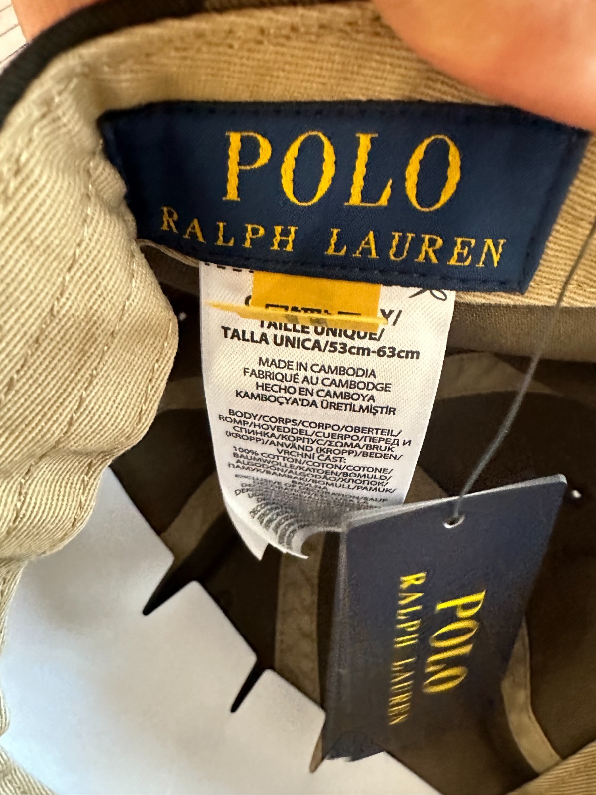 BN Polo Ralph Lauren Men's Logo Camo Ball Cap