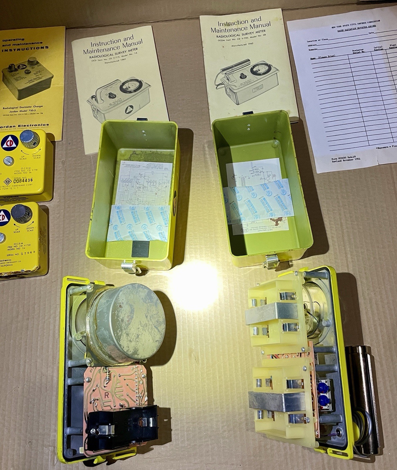 Shelter Radiation Detection Kit CD V777-1 Fallout Kit