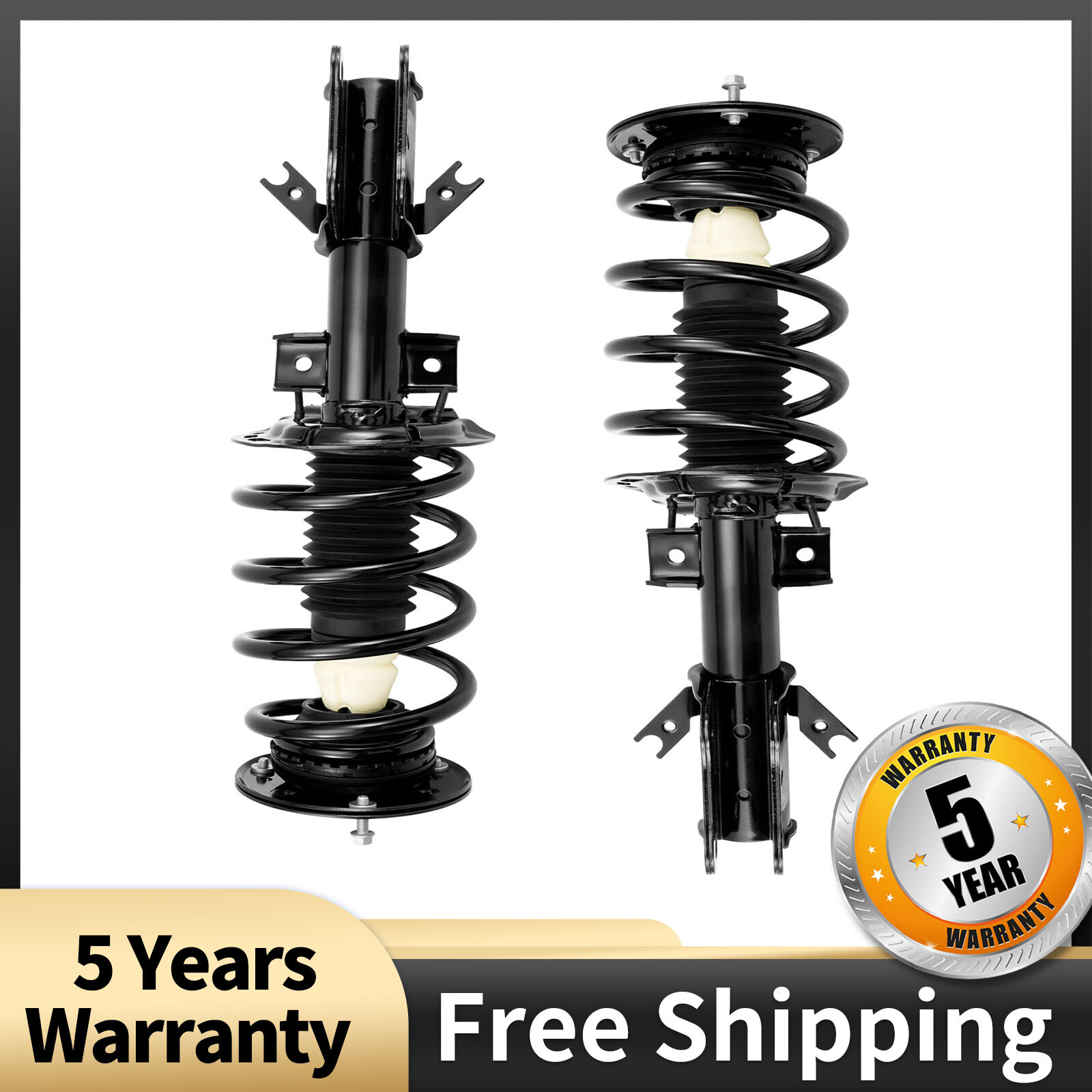 Front Shocks Struts Springs Assembly 2pcs For Ford Fusion 2.0L 2013 2014-2020