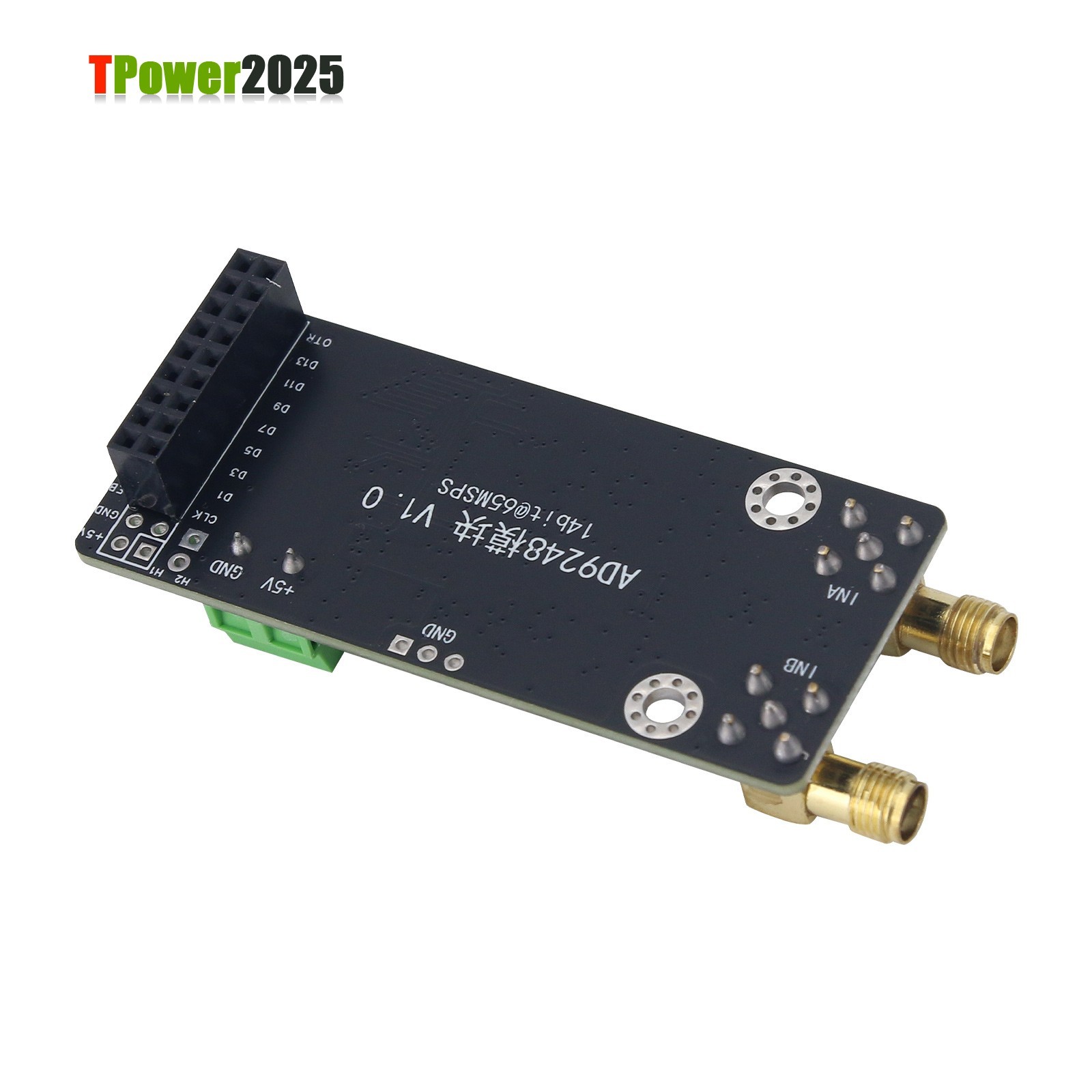 AD9248 14bit 65M ADC Module Analog-digital Converter w/ Terminal Block Interface