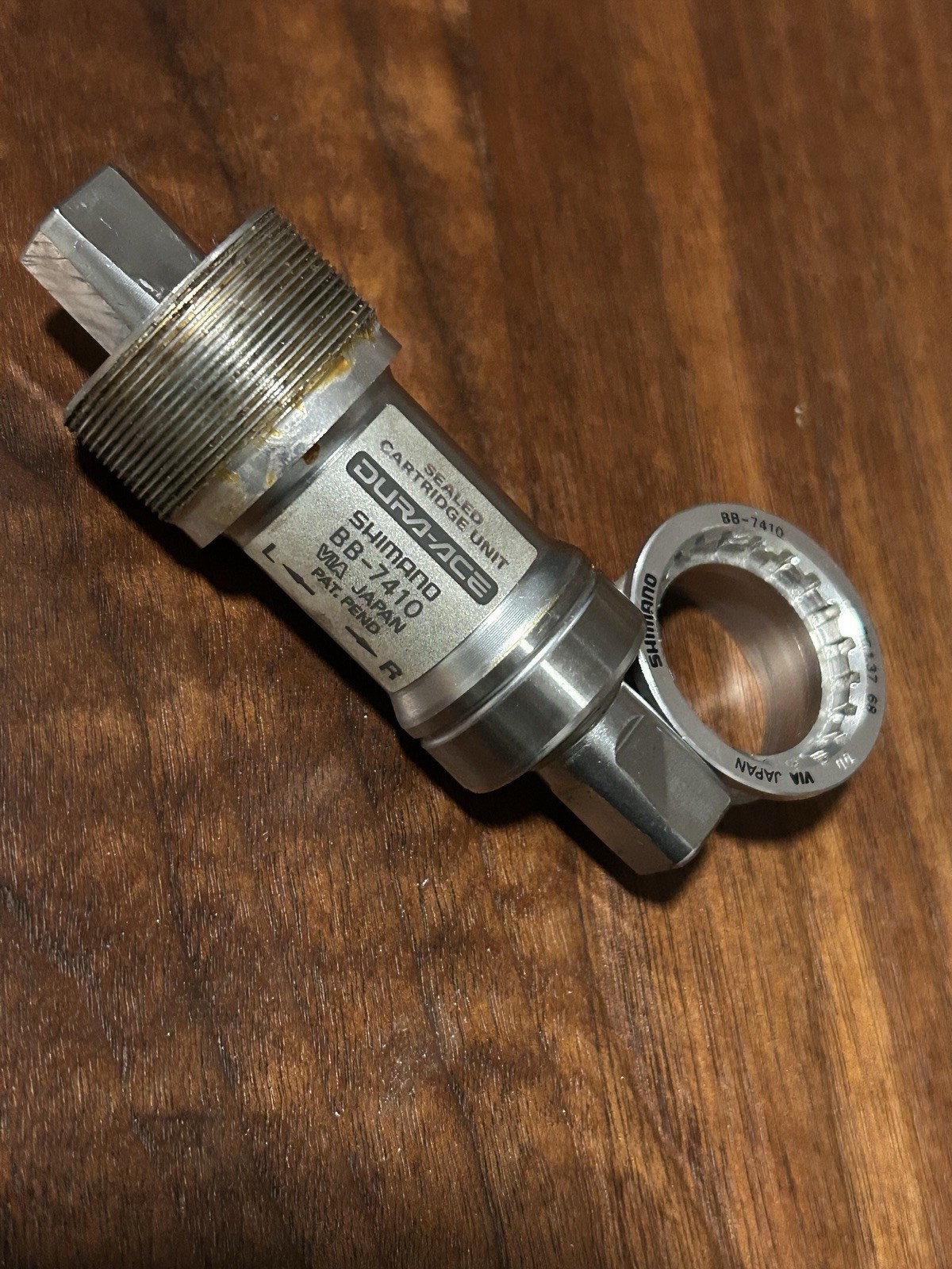Shimano Dura Ace BB-7410 Bottom Bracket 68 x 103 Vintage 90s Bike Spins Perfect