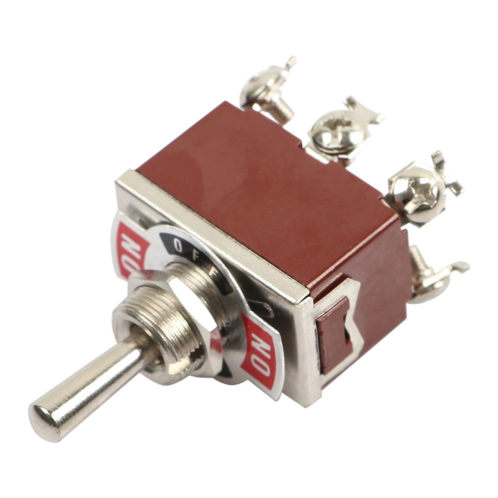 3X Heavy Duty DPDT ON/OFF/ON Toggle Switch 20A 125V/15A 250V Screw Terminals