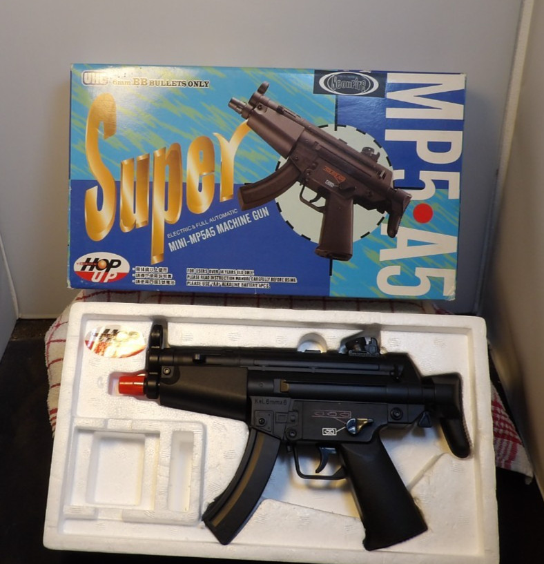 Hop Up BB Pistol MP5 A5- Original Box-Has not been tested