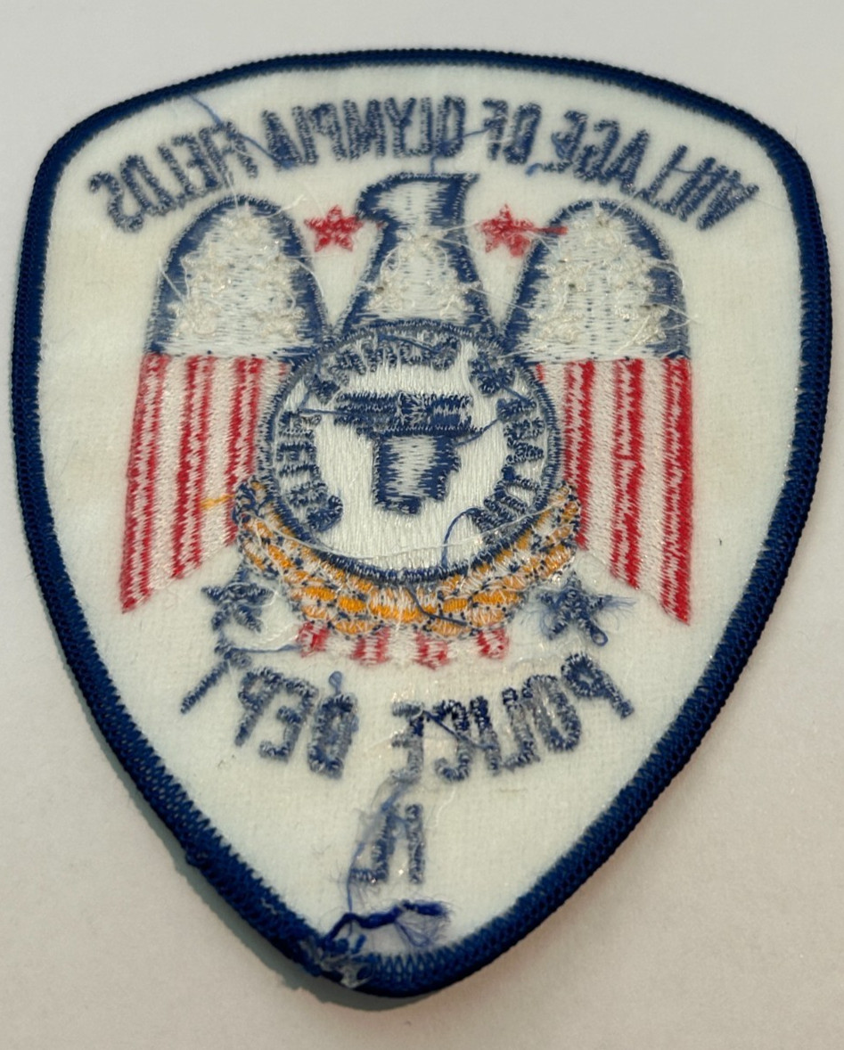 Olympia Fields Illinois Police Patch Unused